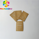 Empaquetado plano de impresión de encargo amistoso del polvo del exfoliante corporal de las bolsas de papel de Eco Kraft