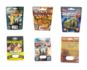Pantera/caja de papel que empaqueta, cajas sexuales de las píldoras del rinoceronte 13 de las píldoras de las tarjetas de papel de la ampolla 3D