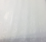 La manga del encogimiento del claro del ANIMAL DOMÉSTICO etiqueta las etiquetas engomadas de Braille tipo amonestador táctil adhesivo del triángulo