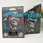 Artículo material de los PP de la caja de presentación de la tarjeta de la ampolla de rey Kung Male Enhancement Pills 3D