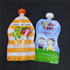 Tamaño modificado para requisitos particulares colores de empaquetado del bolso 10 de la bebida de la bolsa del canalón de los alimentos para niños del sellado caliente