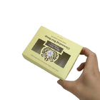 Caja de papel de empaquetado modificada para requisitos particulares de alta calidad del maquillaje de Skincare de la caja del jabón del sellado de oro de la cara del cosmético de lujo de la crema limpiadora