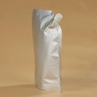 La hoja de empaquetado de la bolsa llana de plata del canalón se levanta los paquetes líquidos del canalón de la bebida de la cerveza del desinfectante