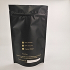 Levántese el café de empaquetado Bean Packaging Bags With Valve del bolso del café de la cerradura de la cremallera de Matt Black Laminated Aluminum Foil