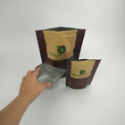 El soporte encima de la aduana de empaquetado de los bolsos del café biodegradable de la categoría alimenticia imprimió bolsas de empaquetado del té del papel de aluminio