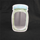 Logo Food Grade Juice Milk de impresión formado especial Jelly Liquid Stand encima de las bolsitas de la forma de la botella