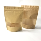 El Ziplock de Kraft del lacre del almacenamiento de la comida se levanta el logotipo de encargo de la bolsa