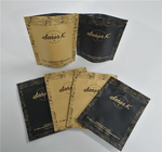 El soporte seco del papel de Brown Kraft del café de la comida encima del fotograbado de la bolsa imprimió