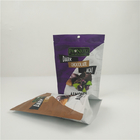 Soporte impreso de encargo plástico de la cremallera de la categoría alimenticia encima de las bolsas para la barra de chocolate