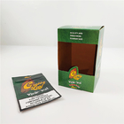 Moq bajo modificó las cajas de papel impresas de Fronto Cigar Grabba Leaf Kraft para requisitos particulares para el empaquetado de la hoja