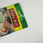 El bolso de la comida que embala la hoja de encargo del café de los bolsos de Logo Smell Proof coloca el soporte para arriba impreso de la bolsa encima de los bolsos que embalan la pizza