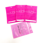 La aduana imprimió la joyería clara Mylar Matte Packaging Bags For Hair Accesaories/joyería/alineadores/pulseras