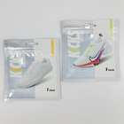 El empaquetado plástico reutilizable de Mini Zipper Pouch Shoe Pad empaqueta el bolso lateral del sello tres para los cordones