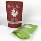Veggies mezclados Chips Packaging Plastic Bag del paquete de los paquetes de la bolsa de la fruta seca herbaria de encargo orgánica plástica Ziplock de Matcha