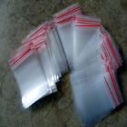 Pequeñas bolsas plásticas transparentes que empaquetan con la cremallera para el paquete del pendiente