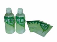 Etiquetas de la manga del encogimiento personalizado del PVC/del ANIMAL DOMÉSTICO para el empaquetado de las botellas