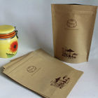 Bolsas de papel modificadas para requisitos particulares recicladas, empaquetado del papel de Kraft del grano de café
