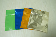 Pequeños sello lateral del bolso del papel de aluminio tres brillantes coloridos Mylar plano con el Ziplock