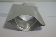 Bolsa de plata de encargo del canalón del papel de aluminio para el empaquetado líquido