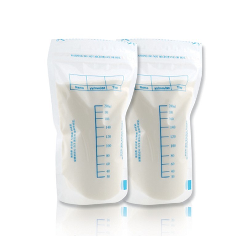 Bolsas plásticas seguras de la comida que empaquetan para la leche materna que empaqueta con el Ziplock