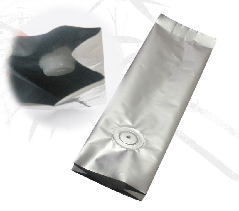 Bolso modificado para requisitos particulares de la comida del papel de Kraft del papel de aluminio del escudete del lado de Kraft del café/del té