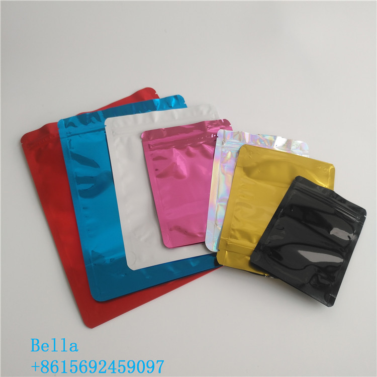Tamaño modificado para requisitos particulares material de empaquetado cosmético superficial brillante liso del papel de aluminio del bolso