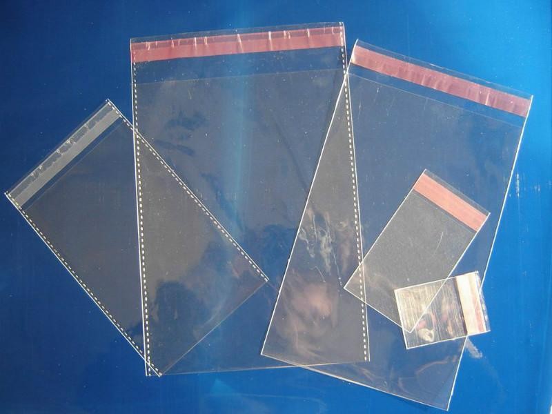 Empaquetado flexible de las bolsas de plástico transparente hermético con la tira auta-adhesivo