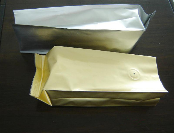 Bolsas plásticas sin imprimir laminadas que empaquetan, empaquetado del grano de café de la comida