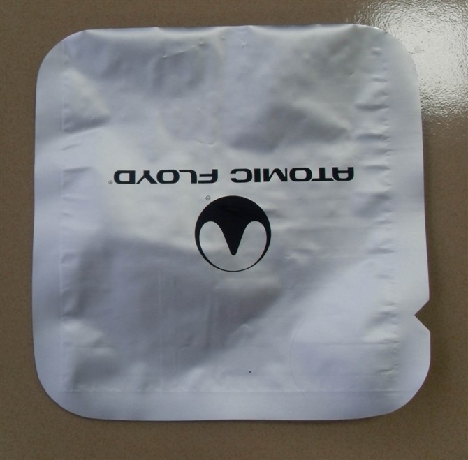 Bolsa electrónica de la hoja de los productos que empaqueta el sello lateral de la plata tres de la esquina redonda