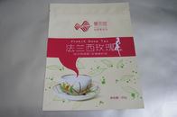 Bolsita de té de encargo plana del papel de aluminio que empaqueta para el té de Rose del francés