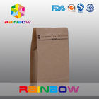 Bolsas de papel naturales modificadas para requisitos particulares de Brown para el empaquetado de la cecina