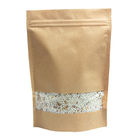 Bolsa de papel de empaquetado de la cremallera del bolso de Snach del almacenamiento de la comida para Pepitas/el empaquetado de la nuez de pino