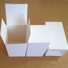 Empaquetado blanco de la caja de papel del caramelo del perfume de la joyería de la cartulina sin imprimir