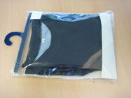 Bolso de empaquetado impreso de la bufanda plástica de encargo con el gancho/el bolso claro de la ejecución del calcetín