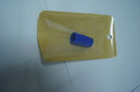Bolsas de papel modificadas para requisitos particulares de empaquetado de la categoría alimenticia de la galleta con el cierre frontal de cremallera claro