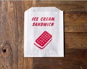 Modificado para requisitos particulares imprimiendo la bolsa de papel de empaquetado de la comida del bocadillo del helado del cacahuete/