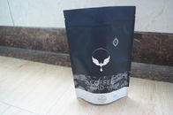 Bolsitas de té negras mates laminadas que empaquetan bolsos de café del papel de aluminio