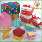 Rosa y caja de papel colorida anaranjada de la caja de regalo que empaquetan la caja de papel de Recycable