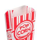 Bolsas de papel de rey Paper Popcorn Bags Customized del carnaval paquete de 1 onza de rojo y de blanco