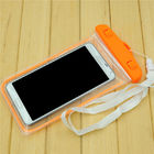 Universal bolso del teléfono de la prenda impermeable del Pvc de 5,5 pulgadas para Iphone 6s 6 más, rosado/Oragne/azul