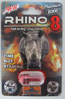 pequeña botella de la medicina del rinoceronte 10ml, tarjeta plástica del rinoceronte de la píldora containers/3D de la cápsula