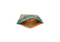 Soporte de empaquetado comestible de Brown Kraft del papel de Doypack de la prueba al por mayor del olor encima de bolsas