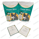 Bolsas de embalaje de alimentos para mascotas Bolsas de papel kraft blanco reciclable duradero