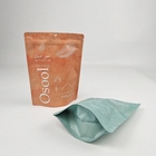Logotipo personalizado Impreso a prueba de olor alimenticio a prueba de humedad de Mylar papel de aluminio mate Stand Up Bolso de embalaje de exfoliación corporal