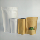 Impresión personalizada de bolsas de papel Kraft biodegradables para envases de alimentos