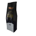 Bolsos de café reutilizables del escudete del lado del papel de aluminio de la categoría alimenticia 500g con el lazo de la válvula y de la lata