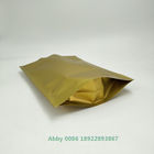 El oro laminó las bolsas plásticas de aluminio que empaquetaban 25g/50g/100g para el té