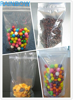 Formado levántese el empaquetado del bolso del bocado de la cremallera/del bocado de las galletas