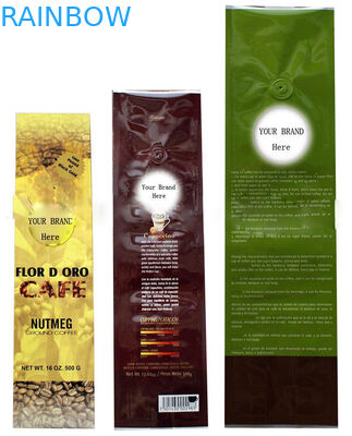 Bolso de la hoja de la válvula del café del ANIMAL DOMÉSTICO/del AL/PE del OEM que empaqueta con la cerradura de la cremallera