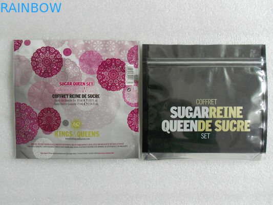 ANIMAL DOMÉSTICO/AL/PE, bolsos de empaquetado del cosmético de OPP/del AL/PE con la muesca del rasgón, cerradura de la cremallera